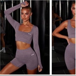 Bo + Tee Active High Waisted Shorts